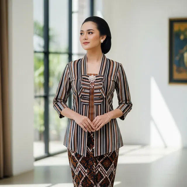 Model Baju Lurik Kutu Baru