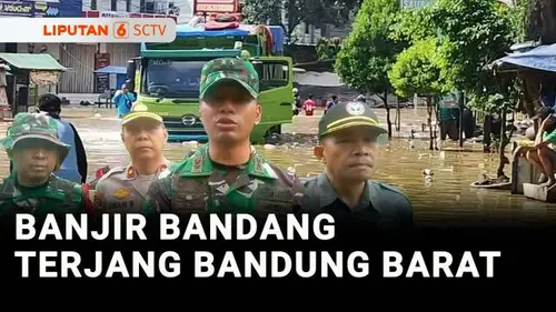 VIDEO: Banjir di Kawasan Bandung Barat, Sejumlah Rumah Rusak Parah