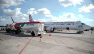 Virgin Australia Airlines jadi maskapai internasional pertama yang menikmati layanan SAF PT Pertamina Patra Niaga dari Aviation Fuel Terminal (AFT) Ngurah Rai, Bali. (dok Pertamina)