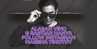 Apa alasan Vino hanya mengikuti akun Instagram sang istri? Yuk, kita simak videonya di atas!