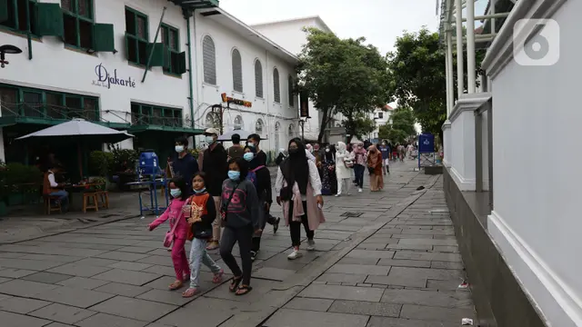 FOTO: Menikmati Libur Paskah di Kawasan Kota Tua Jakarta