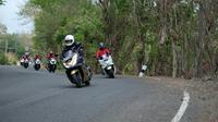 Touring Honda PCX 160 menuju acara Honda Bikers Day di Klaten, Jawa Tengah. (ist)