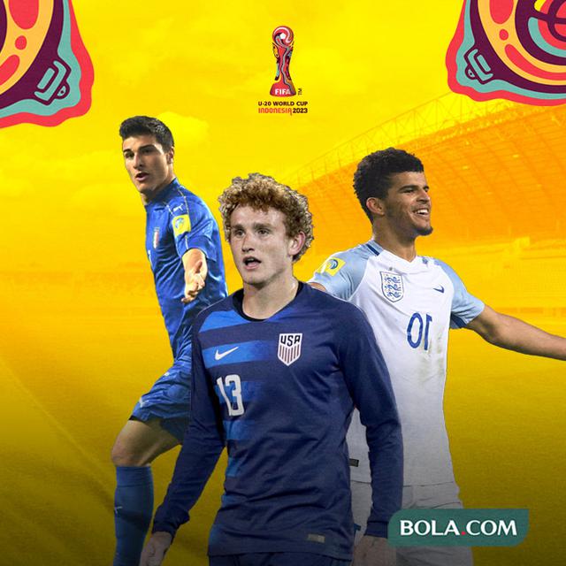 Piala Dunia U-20 - Dominic Solanke, Josh Sargent, Ricardo Orsolini di Piala Dunia U-20 2017
