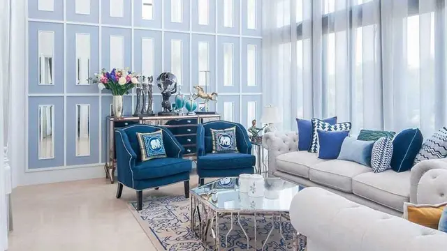 Desain Rumah Modern dengan Sentuhan Klasik yang Super Mewah