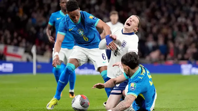 Inggris vs Brasil