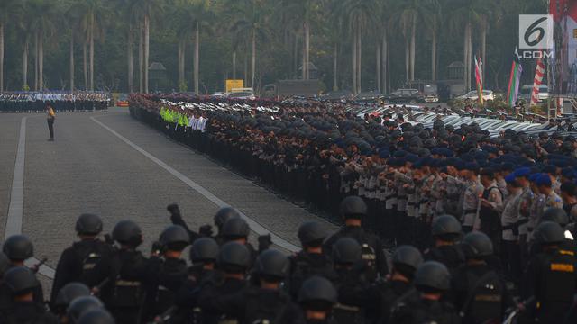 Polri dan TNI Gelar Apel Persiapan Operasi Ketupat 2018