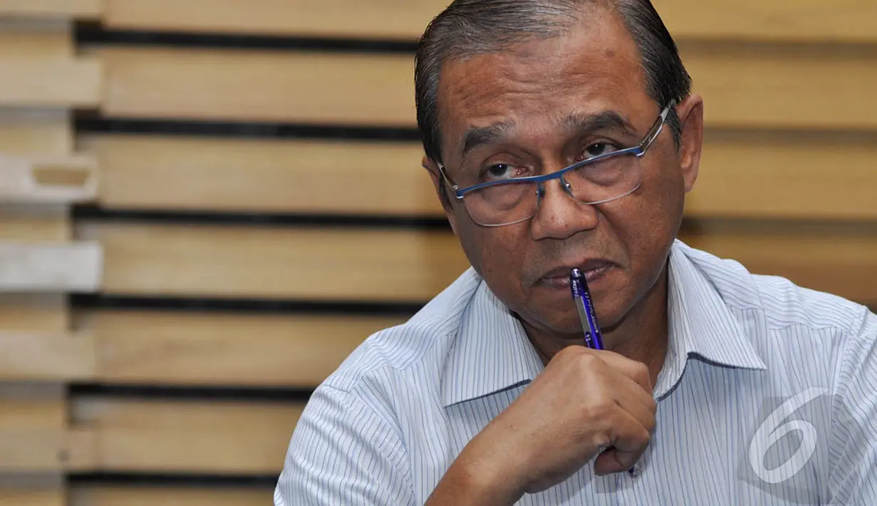 Hari ini, Selasa (16/12/2014), masa jabatan Busyro Muqoddas sebagai pimpinan Komisi Pemberantasan Korupsi (KPK) berakhir. (Liputan6.com/Miftahul Hayat)