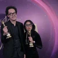 Endah N Rhesa di AMI Awards 2017 (Deki Prayoga/Bintang.com)