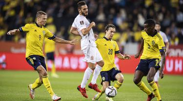 FOTO: Spanyol Kalah dari Swedia di Kualifikasi Piala Dunia 2022