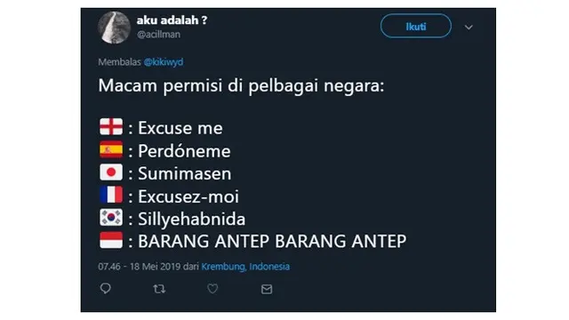Beda Ucapan Permisi dari Berbagai Negara Vs Indonesia