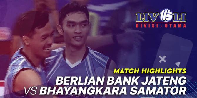 VIDEO: Highlights Final Livoli 2019, Berlian Bank Jateng Vs Bhayangkara Samator 3-1