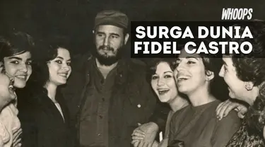 Di pulau rahasia ini Castro menjalin hubungan rahasia dengan sejumlah wanita.