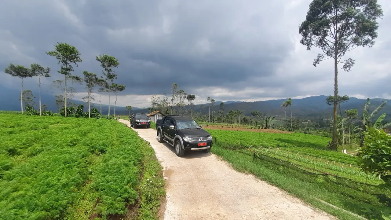 Kehadiran jalan usaha tani di Garut, Jawa Barat, dinilai potensial membantu petani, salah satunya meringankan bebas ongkos kuli panggul yang selama ini cukup membebani petani.