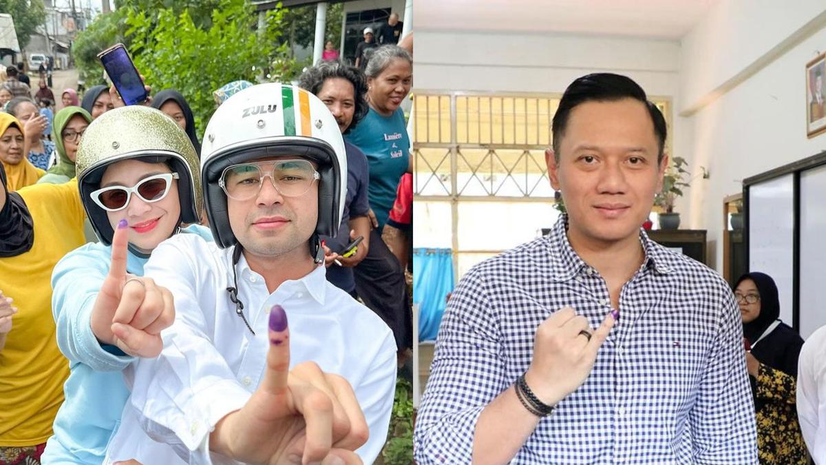 Gaya Nyoblos Public Figure di Pilkada Serentak 2024, Dari Nagita Slavina, Luna Maya hingga Agus Harimurti Yudhoyono