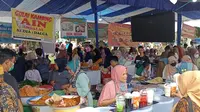 Pasar Pabukoan di RTH Imam Bonjol Padang. (Liputan6.com/ ist)