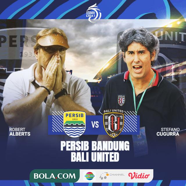 BRI Liga 1 - Duel Pelatih - Persib Bandung Vs Bali United