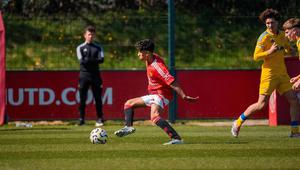 Aksi wonderkid Manchester United JJ Gabriel (Instagram JJ Gabriel)