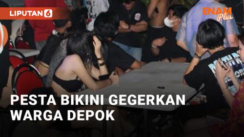 VIDEO: Penampakan Pesta Bikini di Depok