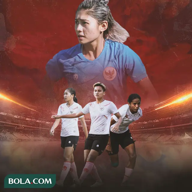 Timnas Indonesia Putri - Octavianti Dwi Nurmalita, Zahra Muzdalifah, Carla Bio Pattinasarany, Baiq Amiatun Shalihah