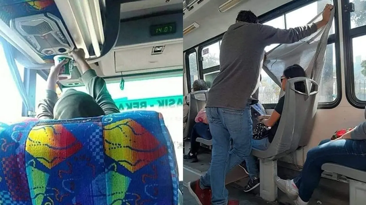 6 Kelakuan Nyeleneh Orang saat Naik Bus Ini Bikin Tepuk Jidat