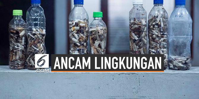 VIDEO: Selain Sedotan Plastik, Puntung Rokok Juga Ancam Lingkungan