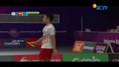 Tim bulutangkis Indonesia berhasil melanjutkan ke babak semifinal di dua nomor yakni ganda putra dan tunggal putra, dengan masing-masing dua wakil.
