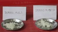 Beras plastik tidak akan bisa menjadi olahan nasi yang sempurna.