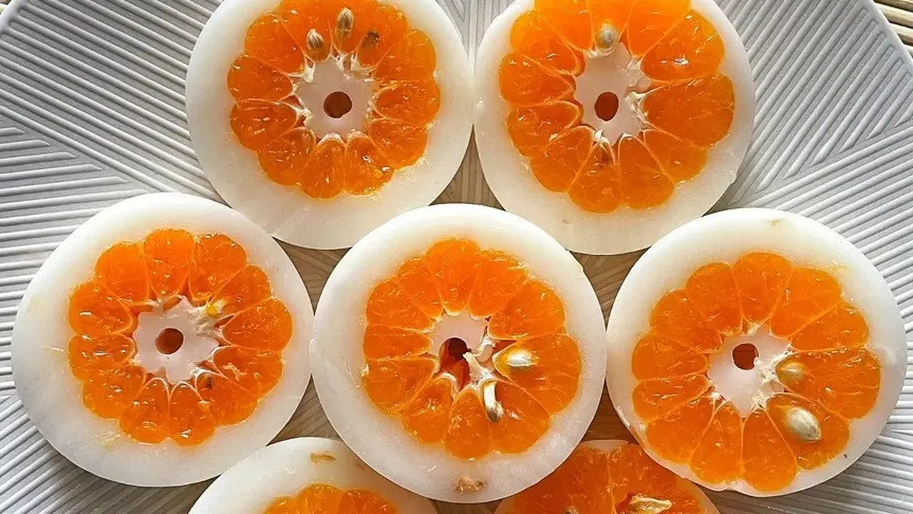 Resep puding kelapa jeruk. (dok. Cookpad @ulynnuuhaa)