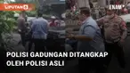 Beredar video di media sosial terkait penangkapan polisi gadungan. Penangkapan tersebut dilakukan oleh polisi asli yang ada di sekitar lokasi kejadian
