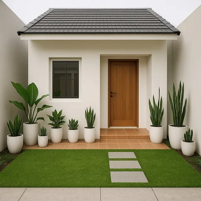 Model Taman Depan Rumah Kecil Ukuran 6x9
