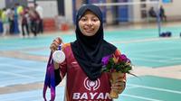 Pebulutangkis asal Yogyakarta, Qonitah Ikhtiar Syakuro menorehkan prestasi membanggakan di Asian Para Games (APG) 2022 Hangzhou, China. (Dok Pribadi)