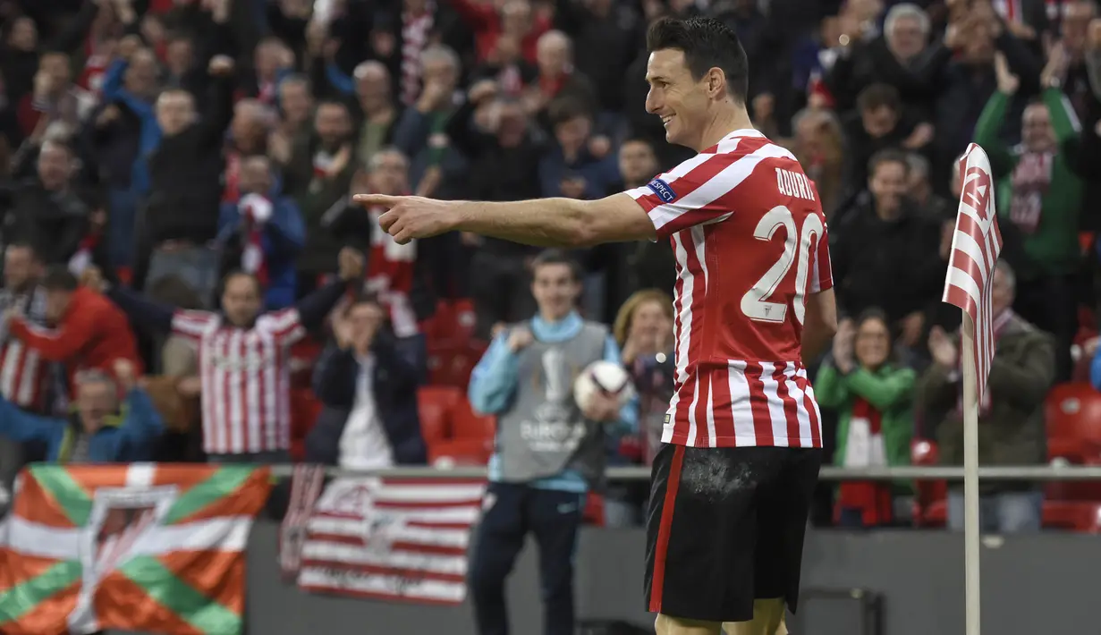 5. Aritz Aduriz (Athletic Bilbao) - 4 Gol. (AFP/Ander Gillenea)
