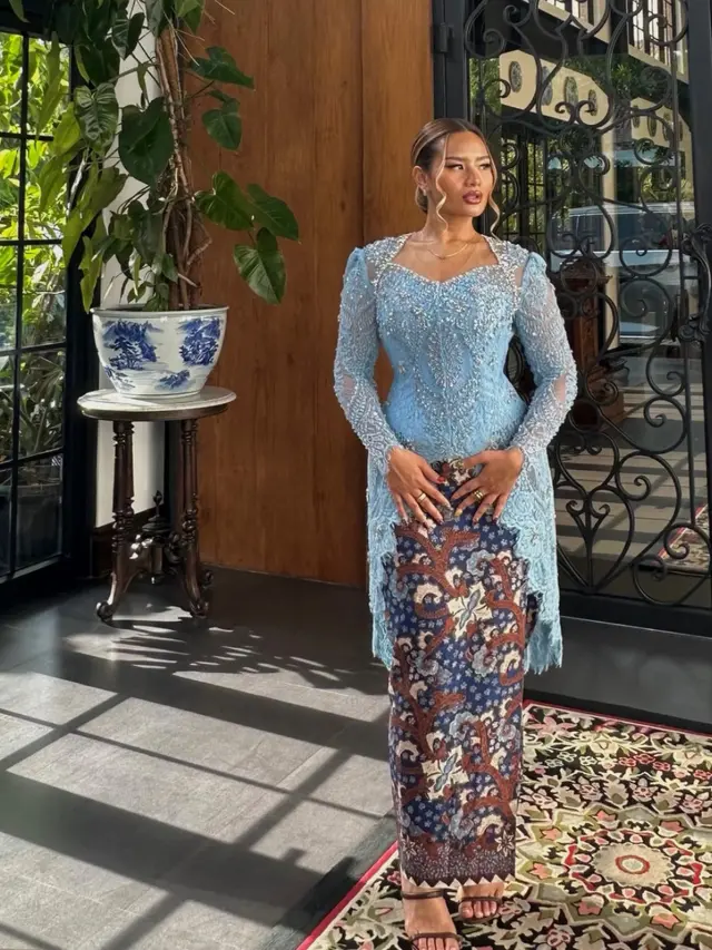 Zahwa Massaid di tujuh bulanan Aaliyah Massaid.