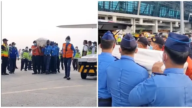 6 Momen Eril Tiba di Tanah Air hingga Dibawa ke Rumah Duka, Disambut Keluarga