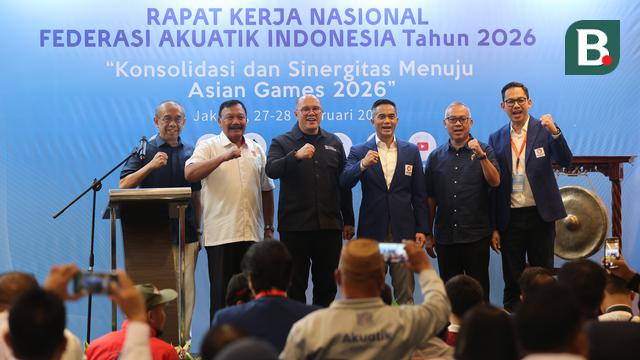 Foto: Rakernas Akuatik Indonesia 2026, Pembinaan Atlet Muda dan Target Juara di Asian Games 2026
