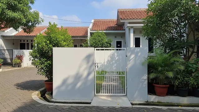 Inspirasi Pagar Rumah Kecil yang Disukai Banyak Pemilik Rumah Subsidi/AI Generated