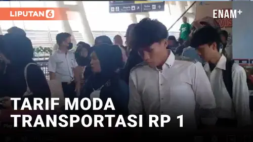 VIDEO: Tarif Rp1 Bus Transjakarta, LRT, dan MRT di Momen Pelantikan Prabowo-Gibran