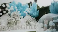 Potret Gender Reveal Kehamilan Aaliyah Massaid (Sumber: Instagram/thariqhalilintar)