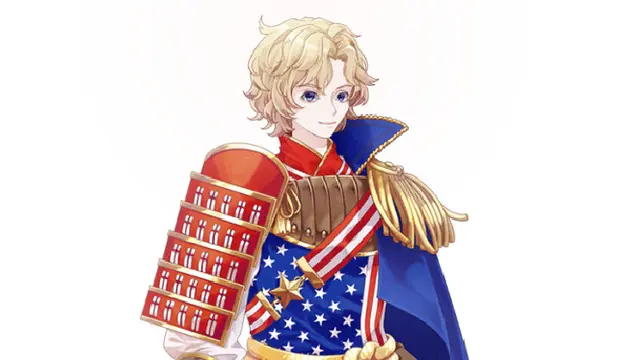 Karakter anime untuk Amerika Serikat bernama Justin sebagai salah peserta Olimpiade Tokyo 2020. Dok: world-flags.org