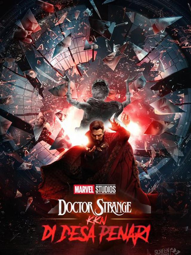 6 Editan Poster KKN di Desa Penari Kolaborasi Dr. Strange 2 ala Netizen, Kocak