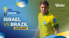 Berita video highlights perempat final Piala Dunia U-20, Israel menang 3-2 atas Brasil, Minggu (4/6/23)