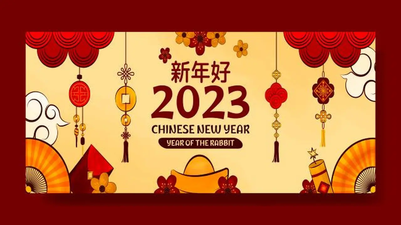 Ilustrasi Tahun Baru Imlek 2023 (Foto: Freepik)