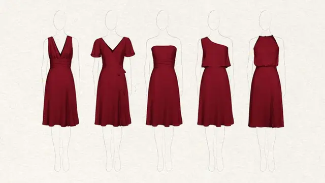 8 Ide Mix and Match Gaun Bridesmaid Warna Burgundy yang Memukau