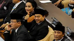 Anang Hermansyah lolos ke DPR dan siap mengikuti acara pelantikan, Senayan, Jakarta, Rabu (1/10/2014) (Liputan6.com/Andrian M Tunay)