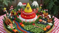 Cara Menghias Tumpeng Sederhana Tapi Cantik untuk Lomba 17 Agustus