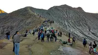 Puncak kawah Gunung Ijen (Istimewa)