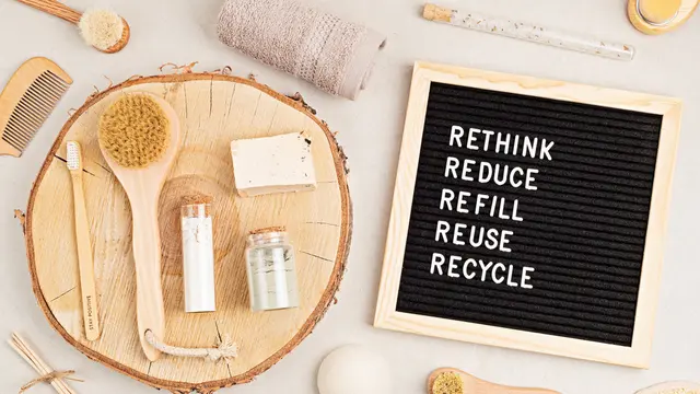 Ilustrasi self care eco product