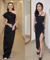 Lihat di sini beberapa potret beda gaya artis saat pakai dress hitam.