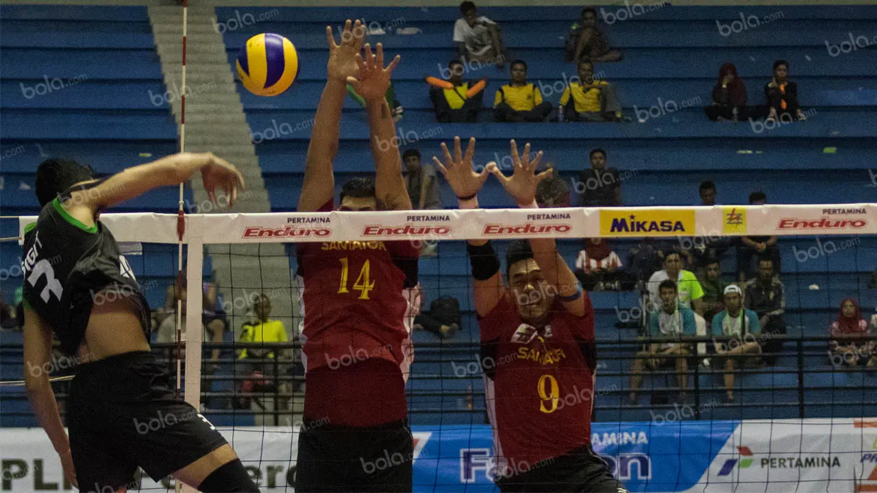 Surabaya Samator Vs Jakarta BNI Taplus