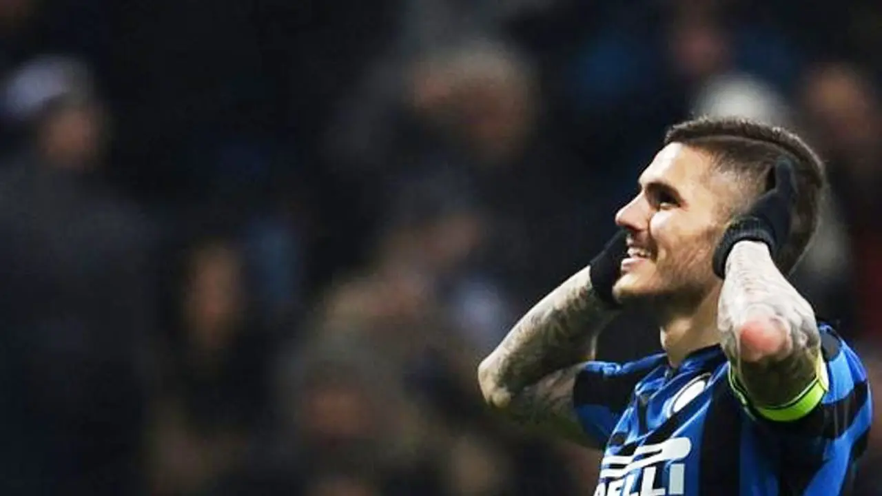 Striker Inter Milan Mauro Icardi